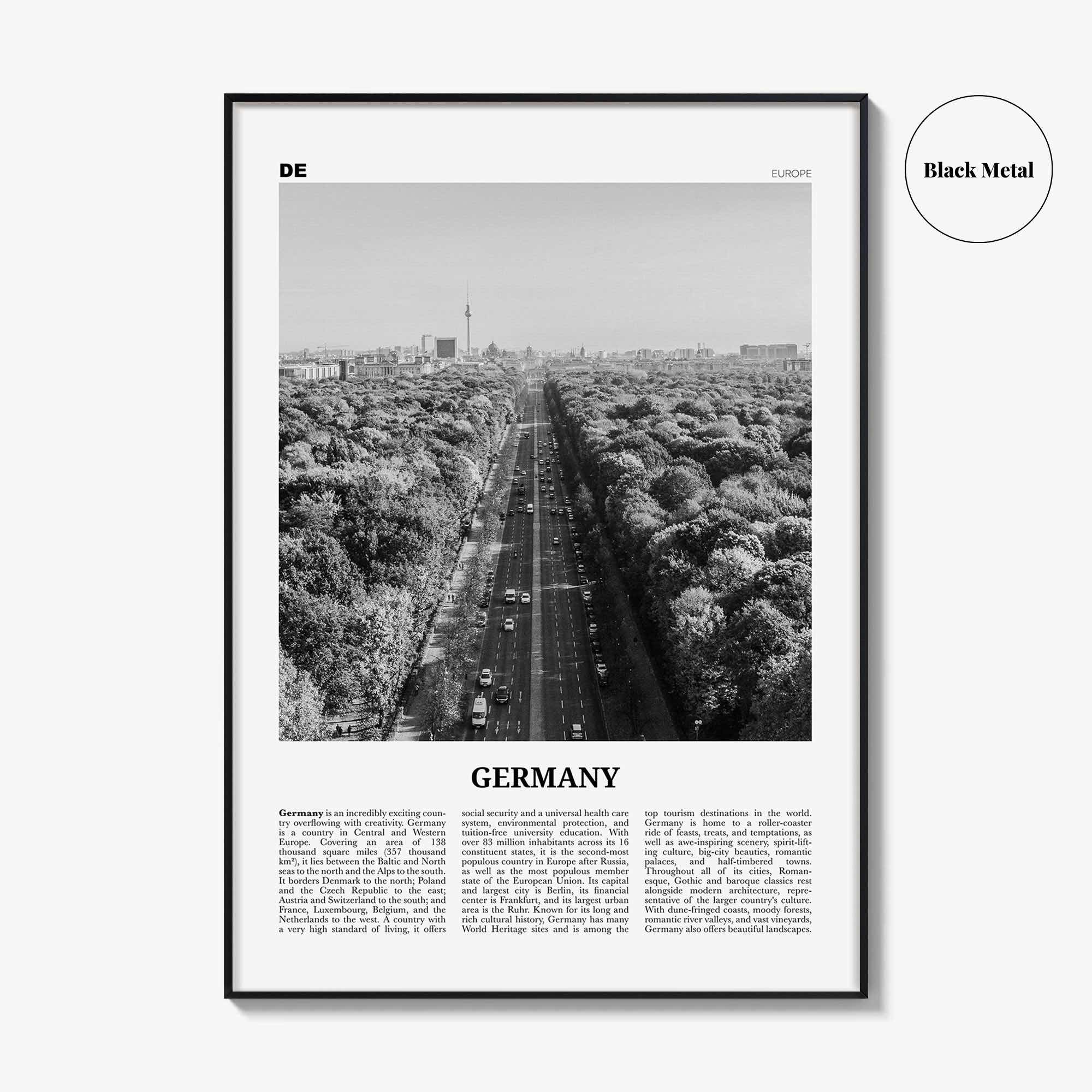 Germany Print Black and White, Germany Wall Art, Germany Poster, Germany Photo, Germany Wall Decor, Deutschland, Deutsch, Berlin, Europe