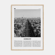 Germany Travel B&W Poster