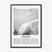 Gerringong Print Black and White, Gerringong Wall Art, Gerringong Poster, Gerringong Photo, Gerringong Décor, New South Wales, Australia