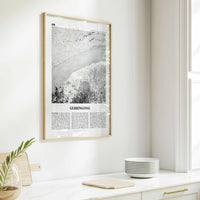 Gerringong Print Black and White, Gerringong Wall Art, Gerringong Poster, Gerringong Photo, Gerringong Décor, New South Wales, Australia