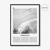 Gerringong Print Black and White, Gerringong Wall Art, Gerringong Poster, Gerringong Photo, Gerringong Décor, New South Wales, Australia