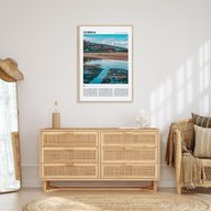Gerroa Travel Color Poster