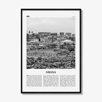 Ghana Print Black and White No 1, Ghana Wall Art, Ghana Poster, Ghana Photo, Ghana Wall Decor, Country Art Print, Accra, Africa