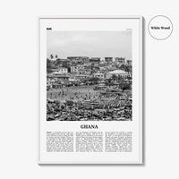 Ghana Print Black and White No 1, Ghana Wall Art, Ghana Poster, Ghana Photo, Ghana Wall Decor, Country Art Print, Accra, Africa