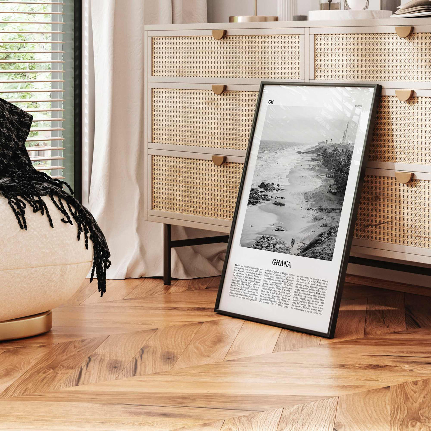 Ghana Print Black and White No 2, Ghana Wall Art, Ghana Poster, Ghana Photo, Ghana Wall Decor, Country Art Print, Accra, Africa