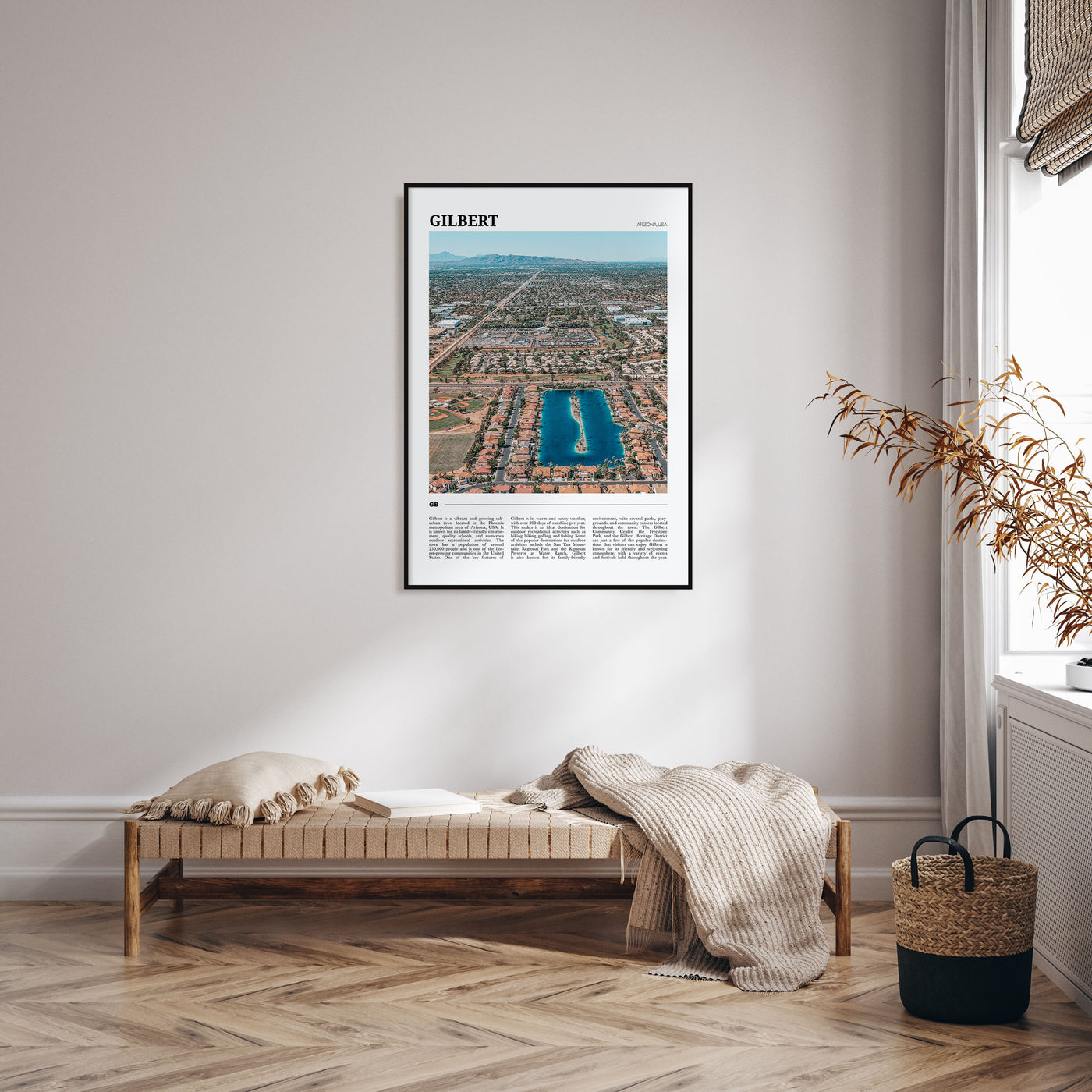 Gilbert Travel Color Poster