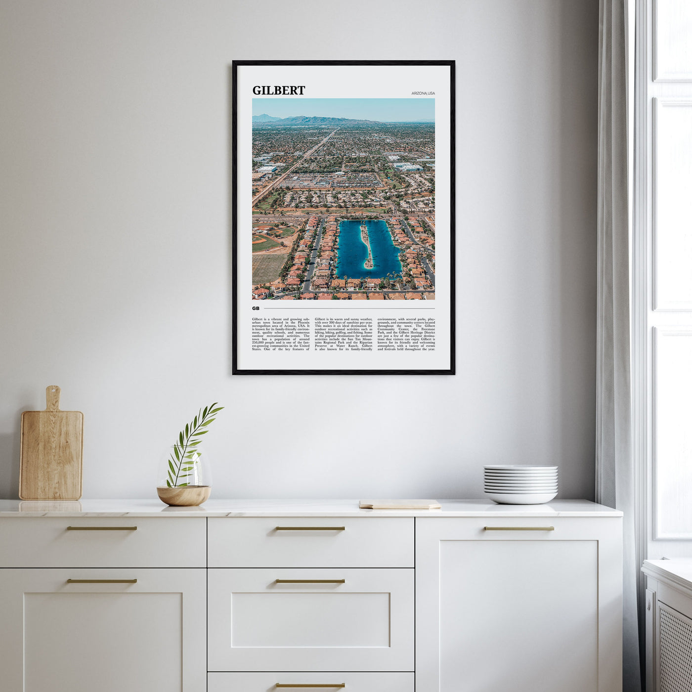 Gilbert Travel Color Poster