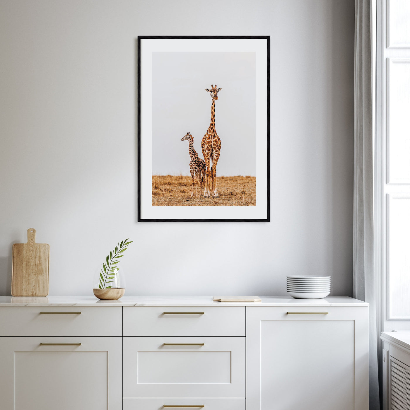 Giraffe Photo Color No 2 Poster