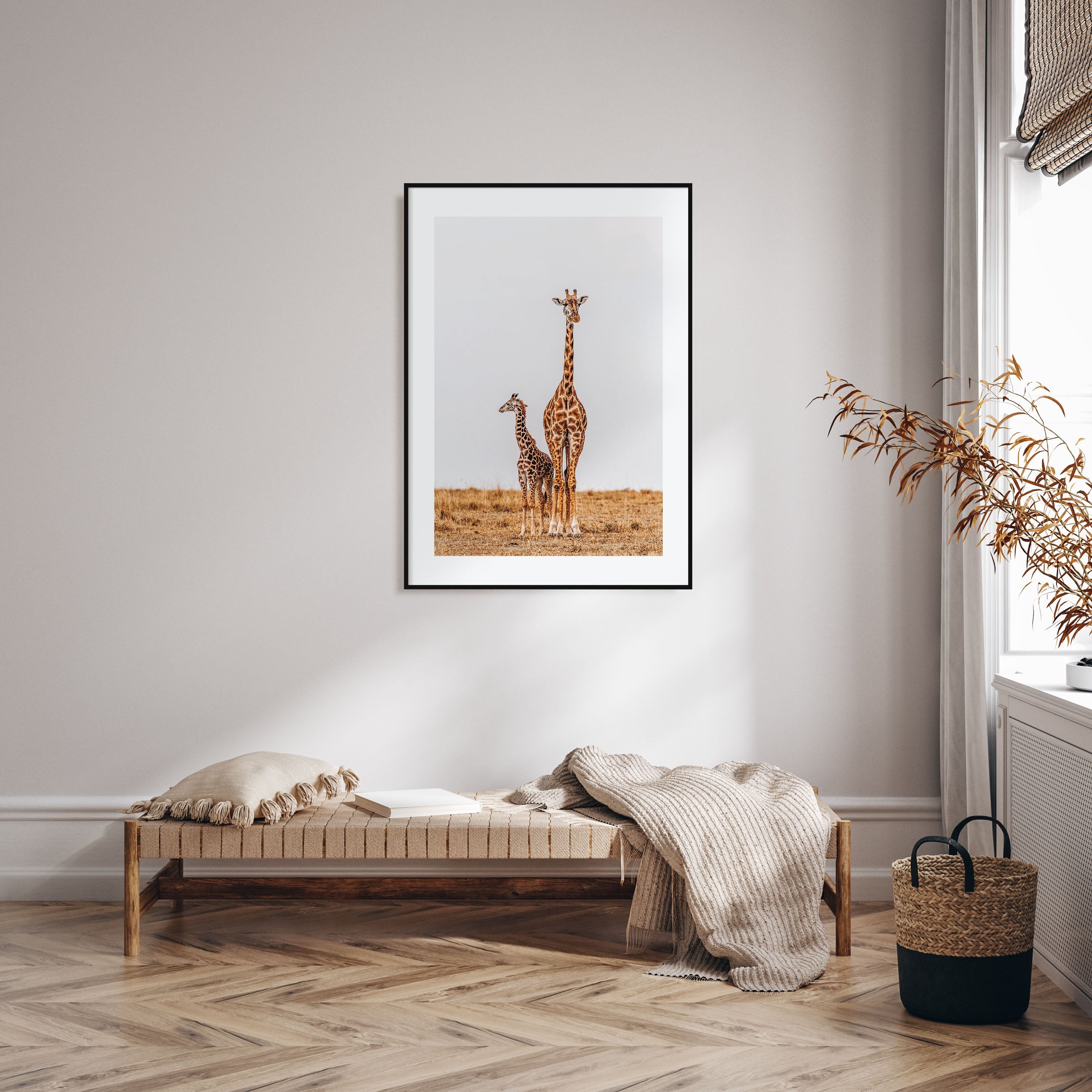 Giraffe Photo Color No 2 Poster