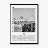 Giza Print Black and White, Giza Wall Art, Giza Poster, Giza Photo, Giza Wall Decor, City Art Print, Egypt Poster Print, القاهرة Giza Arab
