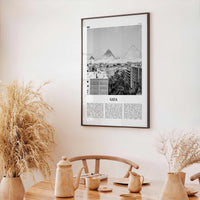 Giza Print Black and White, Giza Wall Art, Giza Poster, Giza Photo, Giza Wall Decor, City Art Print, Egypt Poster Print, القاهرة Giza Arab