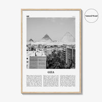 Giza Print Black and White, Giza Wall Art, Giza Poster, Giza Photo, Giza Wall Decor, City Art Print, Egypt Poster Print, القاهرة Giza Arab