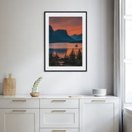 Glacier National Park Photo Color No 3 Poster