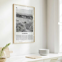 Gladstone Print Black and White, Gladstone Wall Art, Gladstone Poster, Gladstone Photo, Gladstone Wall Décor, Gladstone Map, Australia