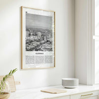 Glendale Print Black and White California, Glendale Wall Art, Glendale Poster, Glendale Photo, Glendale Wall Decor, USA, United States