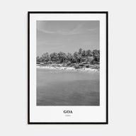 Goa Portrait B&W No 1 Poster