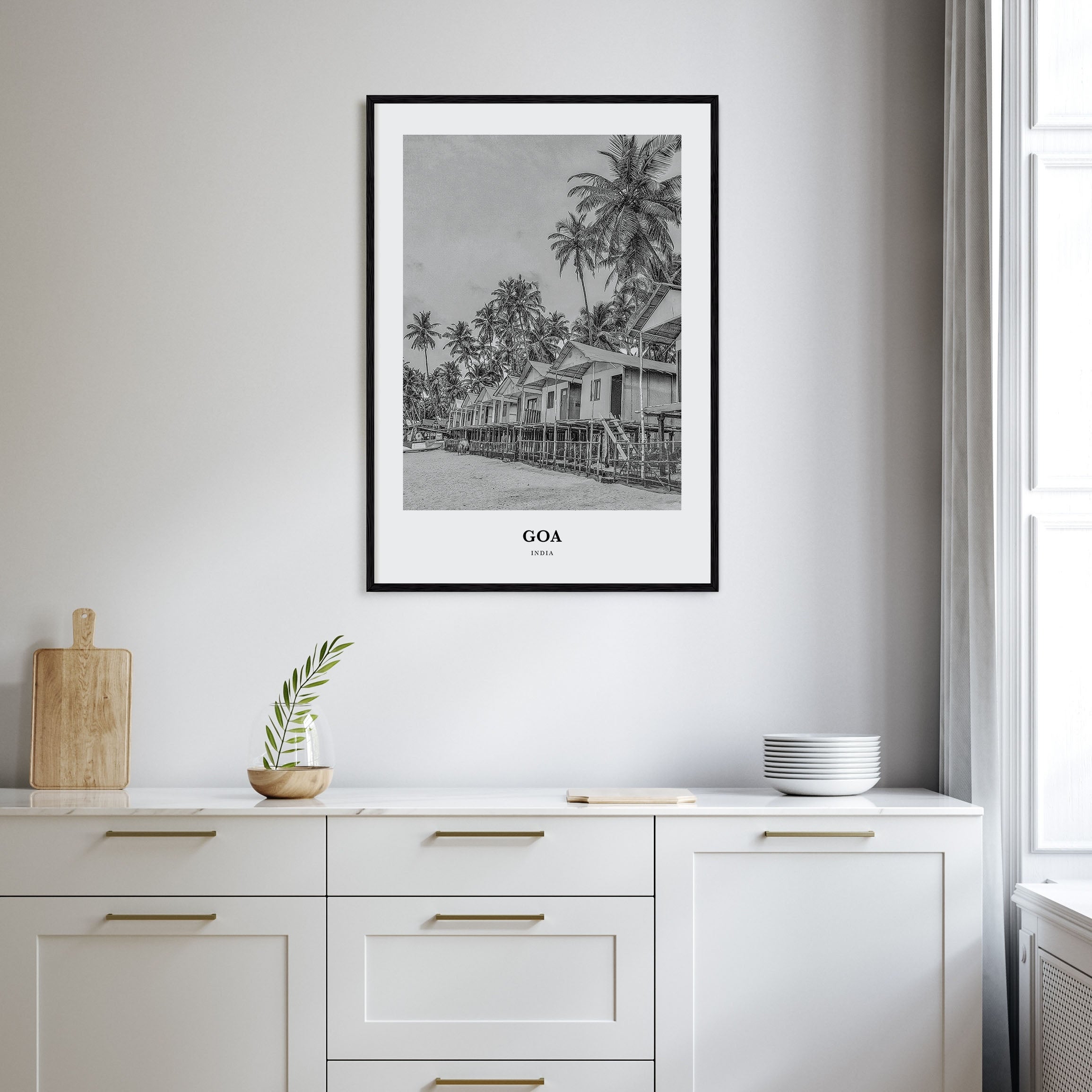 Goa Portrait B&W No 2 Poster