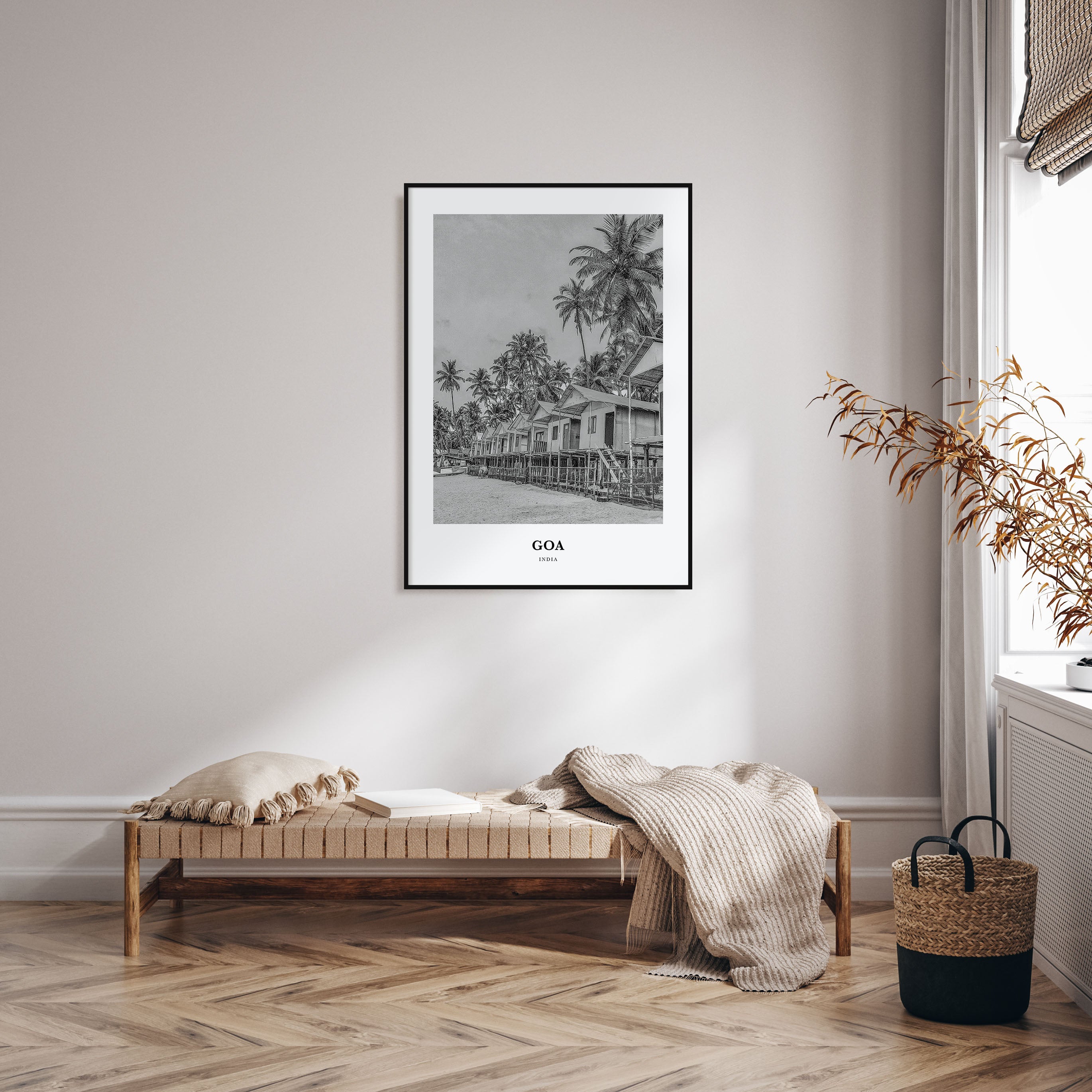 Goa Portrait B&W No 2 Poster