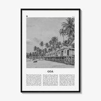 Goa Print Black and White No 1, Goa Wall Art, Goa Poster, Goa Photo, Goa Wall Décor, India, Konkan, Panaji