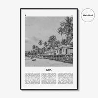 Goa Print Black and White No 1, Goa Wall Art, Goa Poster, Goa Photo, Goa Wall Décor, India, Konkan, Panaji