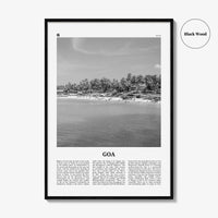 Goa Print Black and White No 2, Goa Wall Art, Goa Poster, Goa Photo, Goa Wall Décor, India, Konkan, Panaji