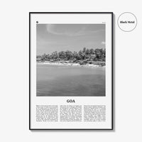 Goa Print Black and White No 2, Goa Wall Art, Goa Poster, Goa Photo, Goa Wall Décor, India, Konkan, Panaji
