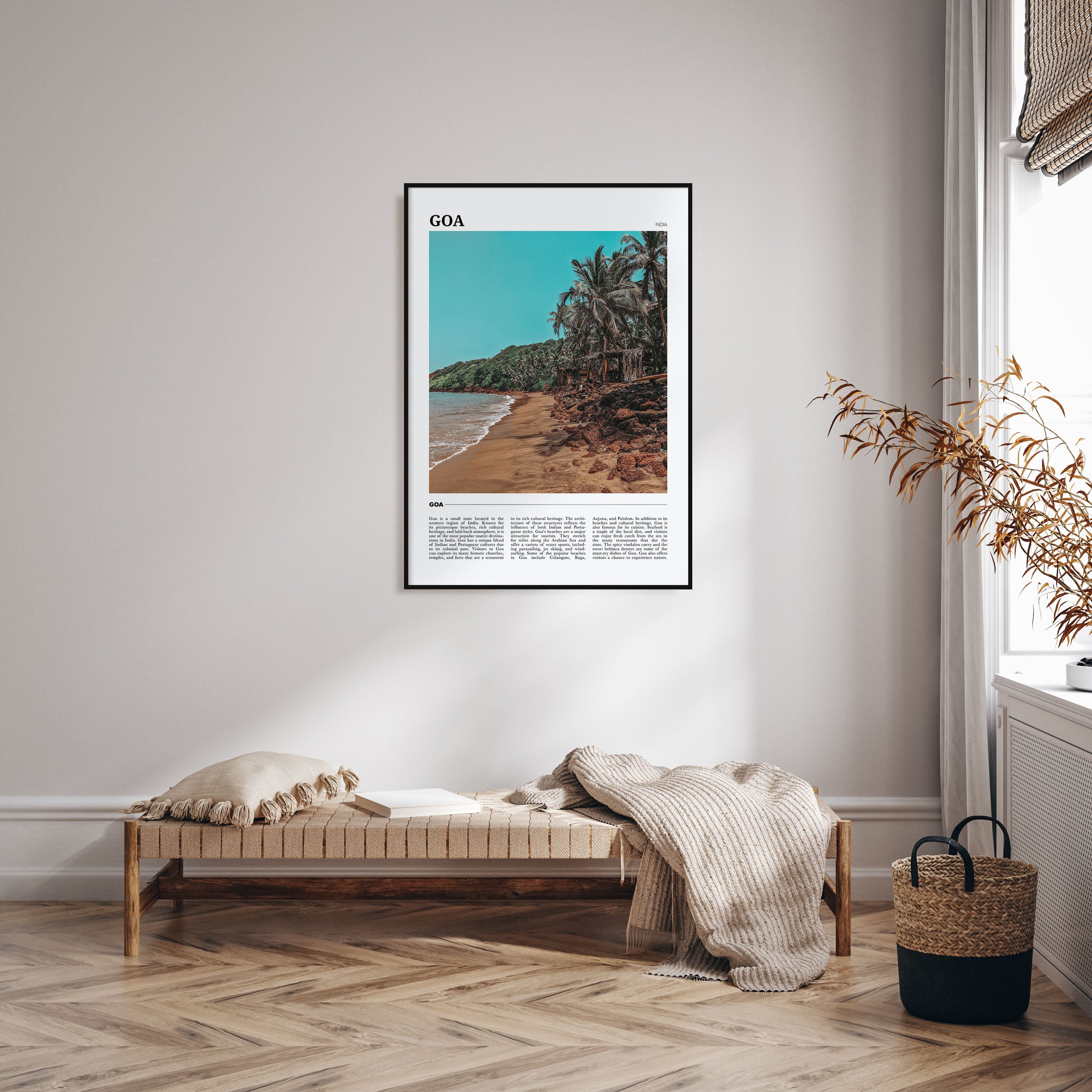 Goa Travel Color Poster