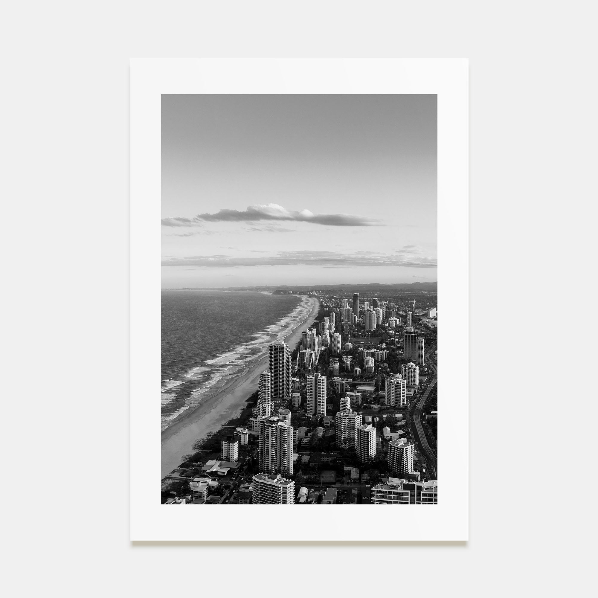 Gold Coast Photo B&W Poster