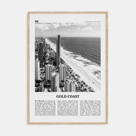 Gold Coast Travel B&W Poster