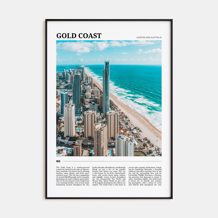 Gold Coast Travel Color Poster