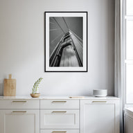 Golden Gate Bridge Photo B&W No 2 Poster