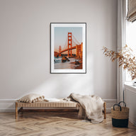 Golden Gate Bridge Photo Color No 2 Poster