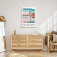 Golden Gate Bridge Travel Color Poster