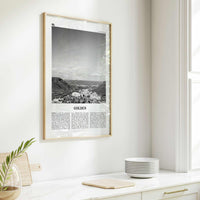 Golden Print Black and White, Golden Wall Art, Golden Poster, Golden Photo, Golden Wall Décor, Golden Map, Colorado, USA