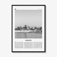 Goleta Print Black and White, Goleta Wall Art, Goleta Poster, Goleta Photo, Goleta Wall Décor, California, USA, United States