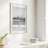 Goleta Print Black and White, Goleta Wall Art, Goleta Poster, Goleta Photo, Goleta Wall Décor, California, USA, United States