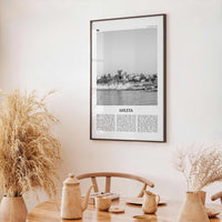 Goleta Print Black and White, Goleta Wall Art, Goleta Poster, Goleta Photo, Goleta Wall Décor, California, USA, United States