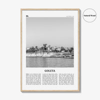 Goleta Print Black and White, Goleta Wall Art, Goleta Poster, Goleta Photo, Goleta Wall Décor, California, USA, United States