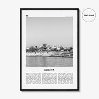 Goleta Print Black and White, Goleta Wall Art, Goleta Poster, Goleta Photo, Goleta Wall Décor, California, USA, United States