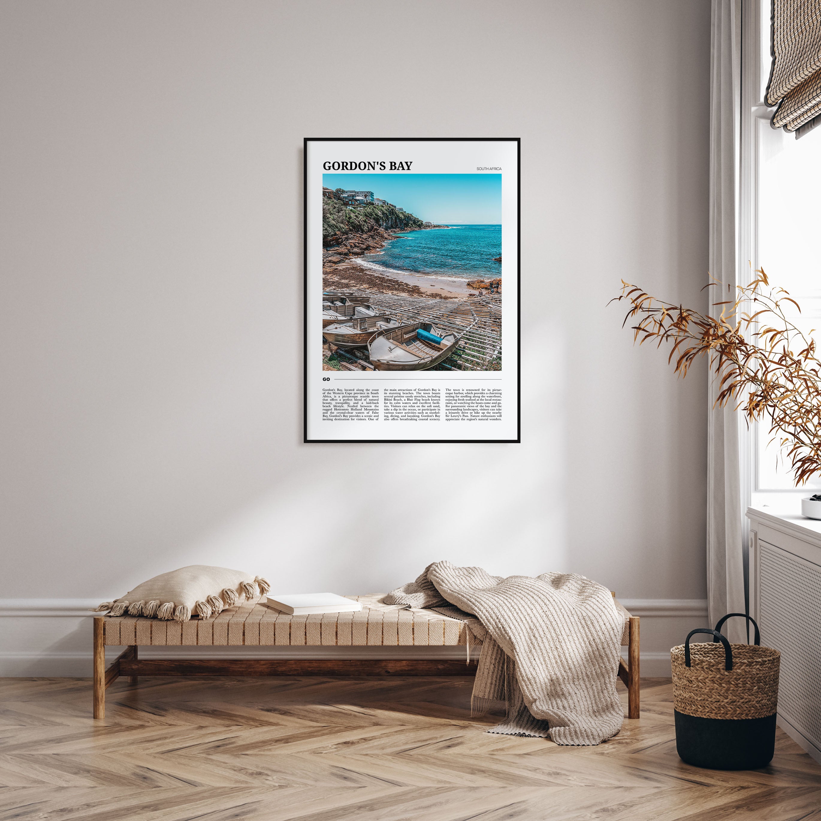 Gordon's Bay Travel Color Poster