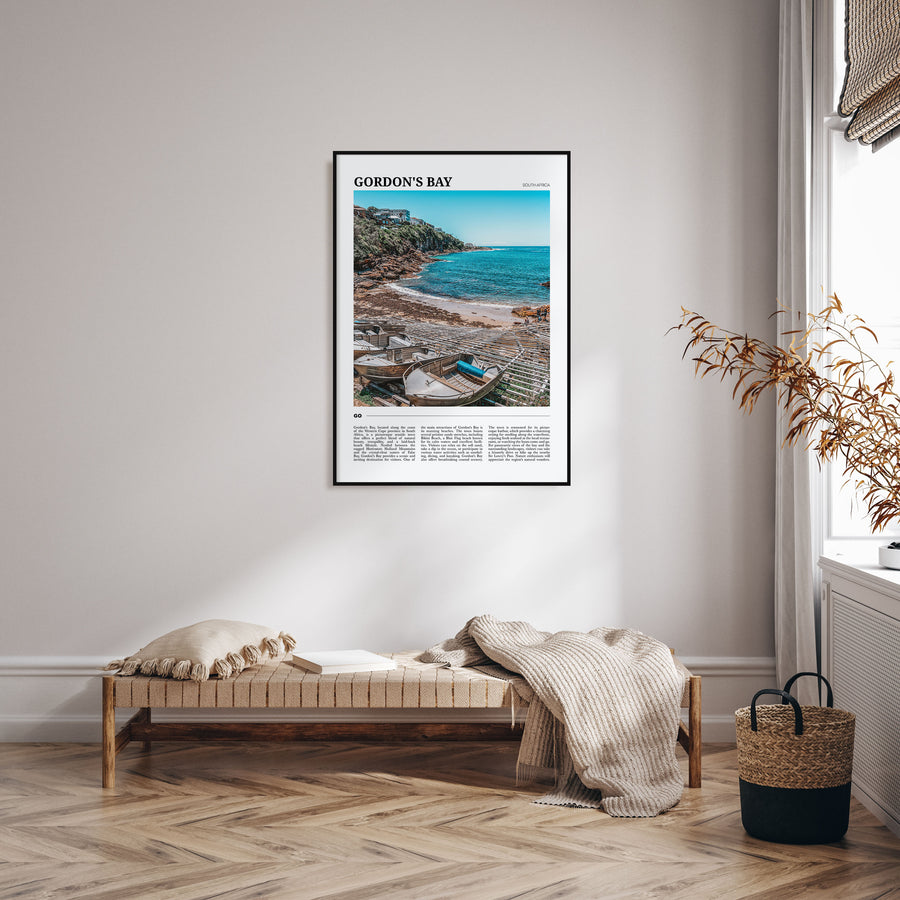 Gordon's Bay Travel Color Poster