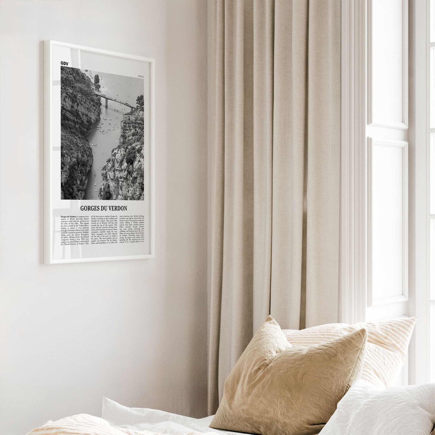 Gorges du Verdon Print Black and White, Gorges du Verdon Wall Art, Gorges du Verdon Poster, Gorges du Verdon Photo, France