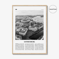 Gothenburg Print Black and White, Gothenburg Wall Art, Gothenburg Poster, Gothenburg Photo, Sweden, Göteborg, Sverige, Europe