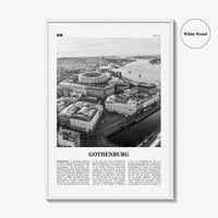 Gothenburg Print Black and White, Gothenburg Wall Art, Gothenburg Poster, Gothenburg Photo, Sweden, Göteborg, Sverige, Europe