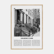 Gramercy Park Travel B&W Poster