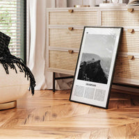 Grampians National Park Print Black and White, Grampians Wall Art, Grampians Poster, Grampians Photo, Grampians Décor, Victoria, Australia