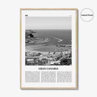 Gran Canaria Print Black and White, Gran Canaria Wall Art, Gran Canaria Poster, Gran Canaria Photo, Canary Islands, Spain, Canarias, Europe