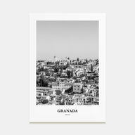 Granada Portrait B&W Poster