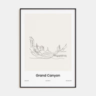 Grand Canyon Drawn Poster