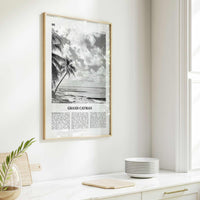 Grand Cayman Print Black and White, Grand Cayman Wall Art, Grand Cayman Poster, Grand Cayman Photo, Grand Cayman Wall Décor, Caribbean